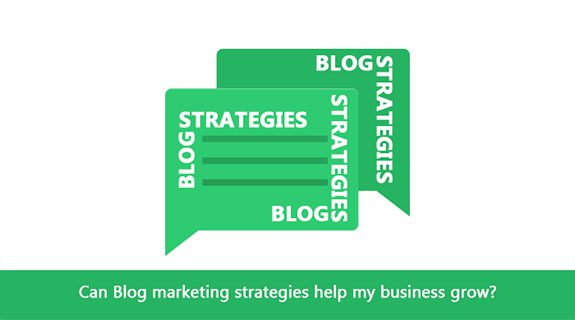 Blog marketing strategies graphic