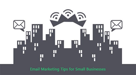 Email marketing for small business graphic