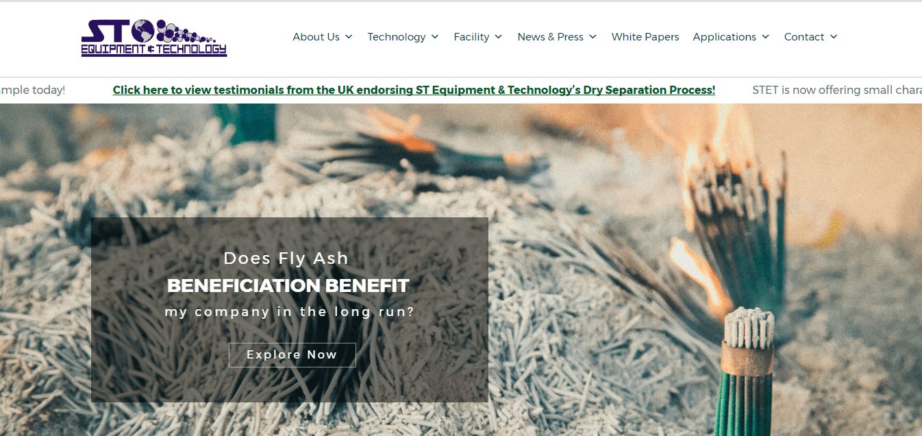 ST Equipment and Technology website