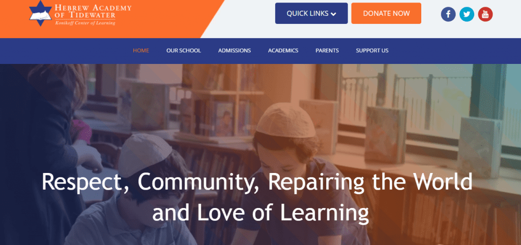 hebrew-acacemy. Hebrew Academy of Tidewater website