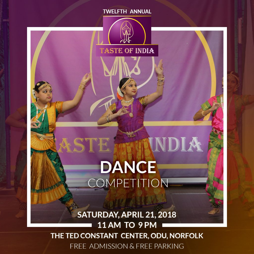 02_Dance_competition. Dance competition Taste of India Flyer
