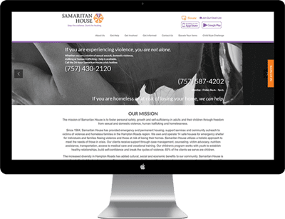 Samaritan House Banner Samaritan House Banner