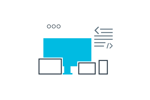 Responsive mobile web design graphic Responsive mobile web design graphic