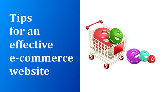 Tips to design an effective e-commerce website e-Commerce website graphic