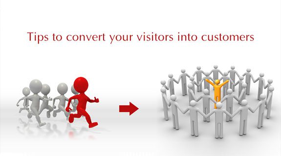 Graphic of converting visitors