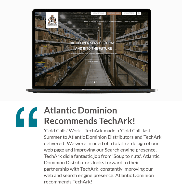 Atlantic Dominion recommends TechArk! Atlantic Dominion recommends TechArk!
