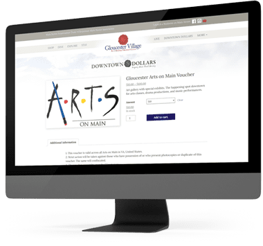 Downtown Dollars Ecommerce Portal Banner Downtown Dollars Ecommerce Portal Banner