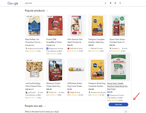 alt_google_tests_blue_quick_view_button_on_product_results